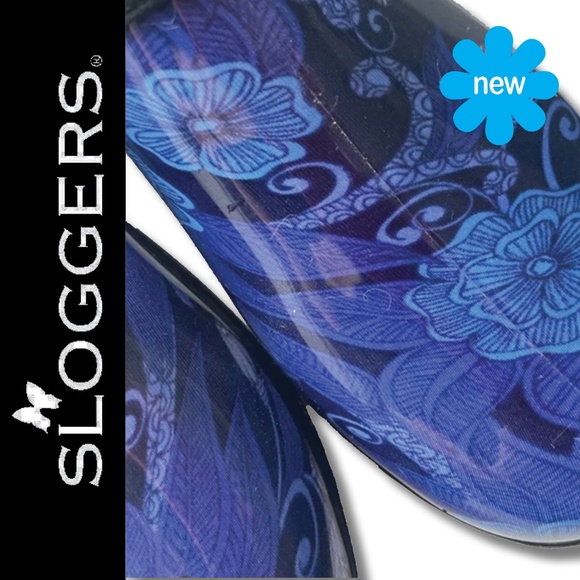 NWOT 🦋 Blue floral SLOGGERS | Size: 7 - Picture 2 of 16
